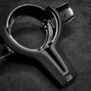 BMW F series Trim - Alcantara 9040 (black) and Matte Carbon Fibre Bezel