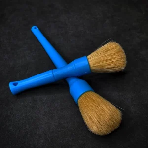 Genuine Boar Hair Brush set (Twin Pack) Blue