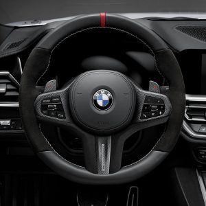 BMW Genuine M Performance Steering Wheel Leather & Alcantara - For Vehicles with Paddle Shifters - F40, F44, G20, G21, G22, G23, G29