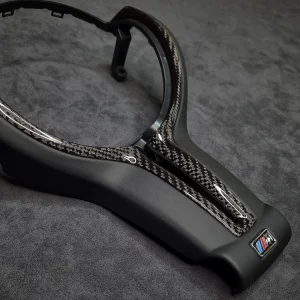 Nappa leather and gloss carbon