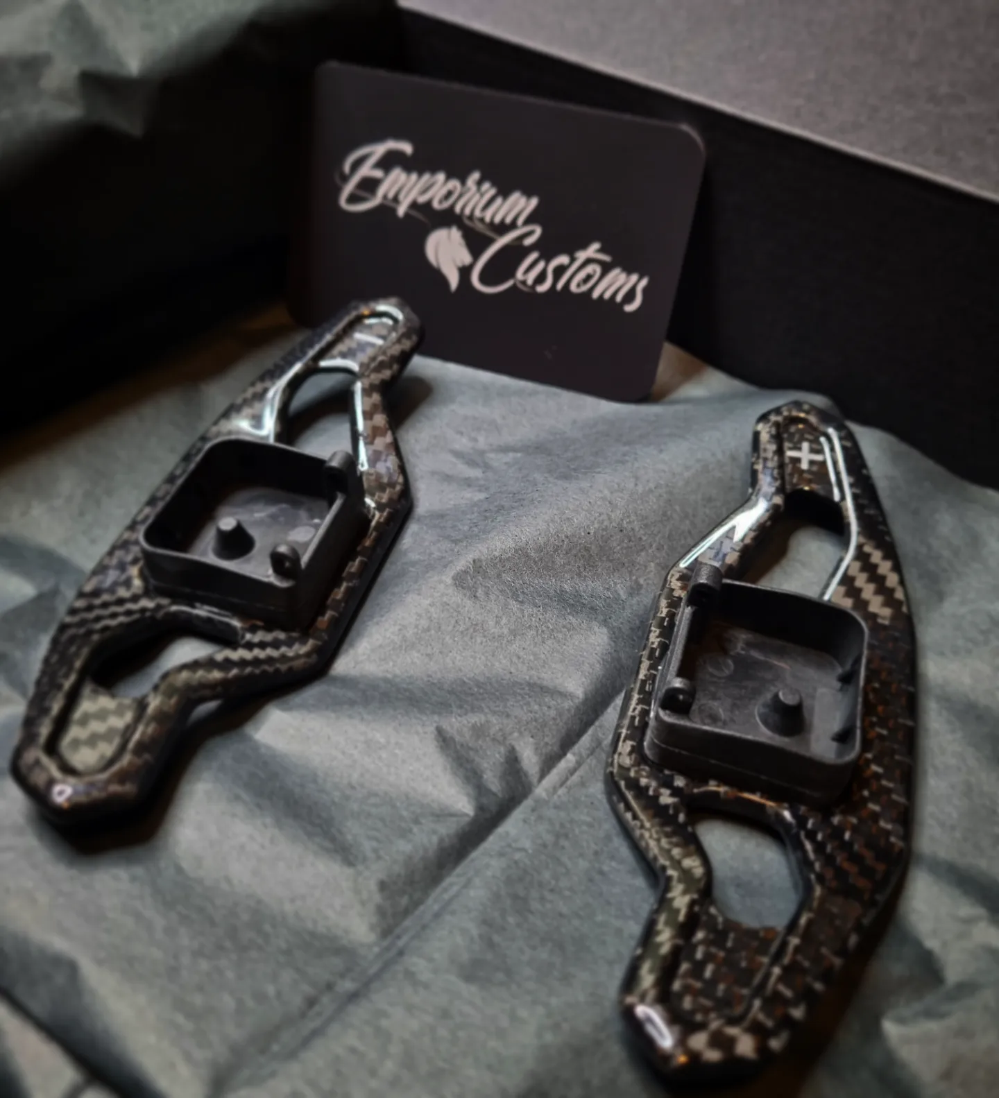 Audi Carbon Fibre Urus Style Paddles - Group 2 (see description for fitment) - Image 4