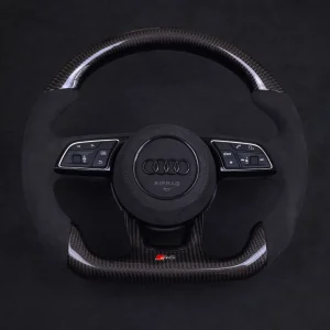 Carbon Fibre Steering Wheel - Audi 8V B9 F5 - A1 / A3 / A4 / A5 / S3 / S4 / S5 / Q2 / RS3 / RS4 / RS5 / SQ2