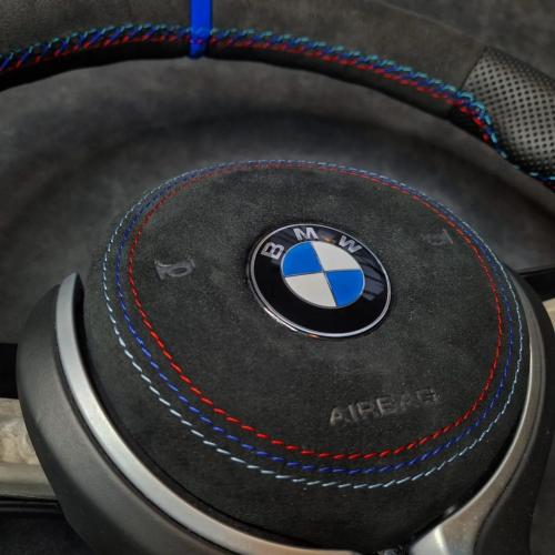 Alcantara with Msport stitching