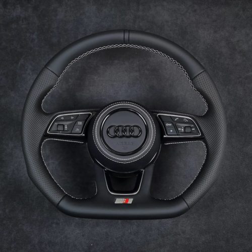 Audi with leather on leather top marker